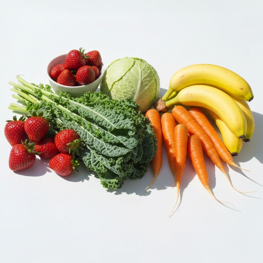 Vitamins and nutritious foods